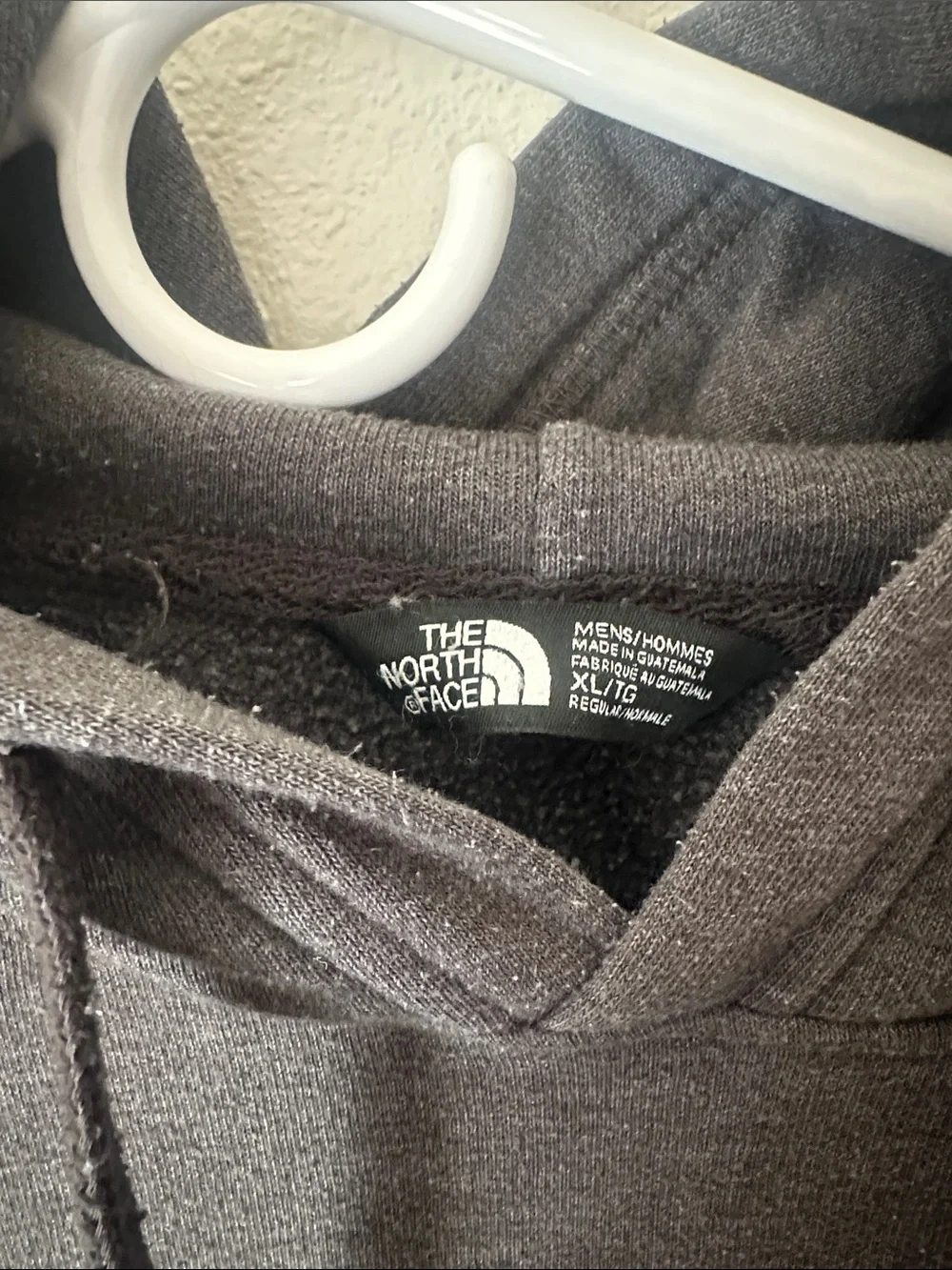 The North Face Men's Dark Charcoal Gray Pullover Hoodie